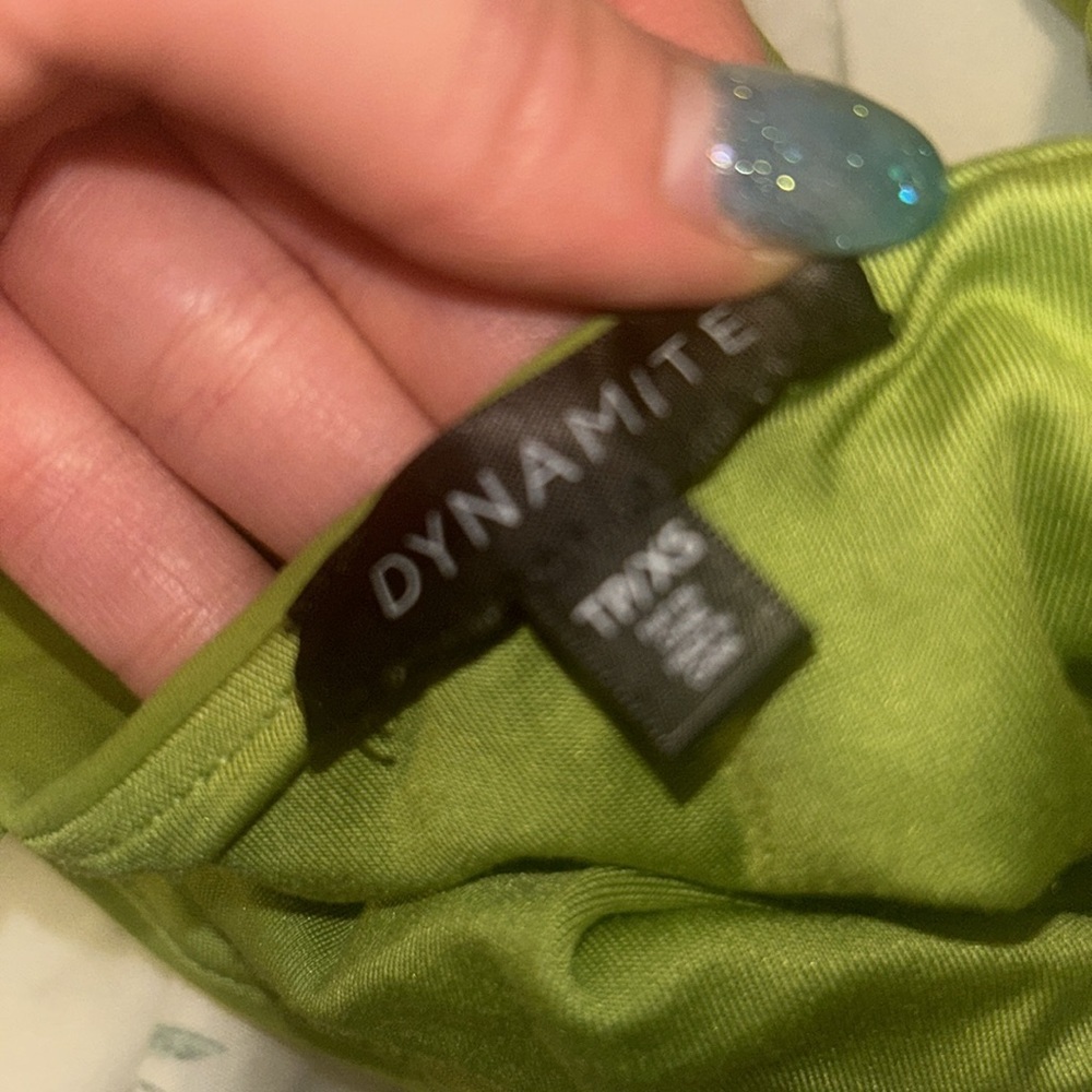 DYNAMITE GREEN LOTA SCULPT TANK TOP patricks day - Picture 4 of 4